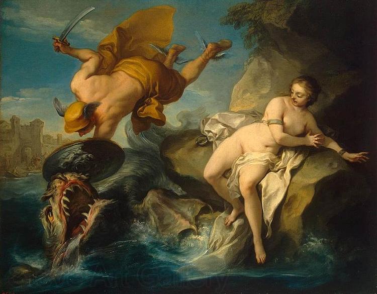 Charles-Amedee-Philippe van Loo Perseus and Andromeda